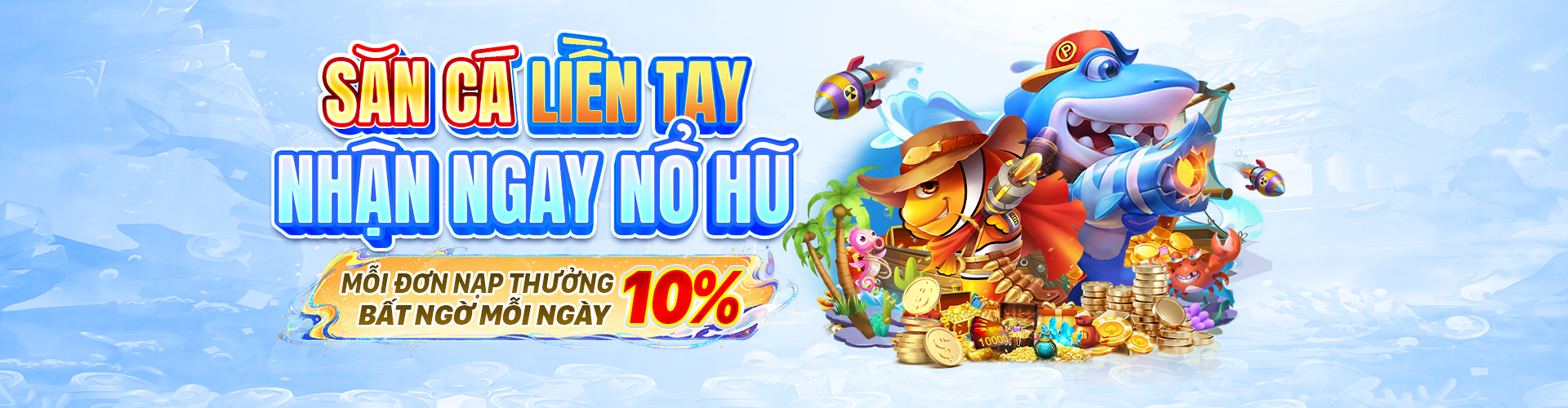 Hình ảnh banner giới thiệu top 10 cổng game bài đổi thưởng uy tín