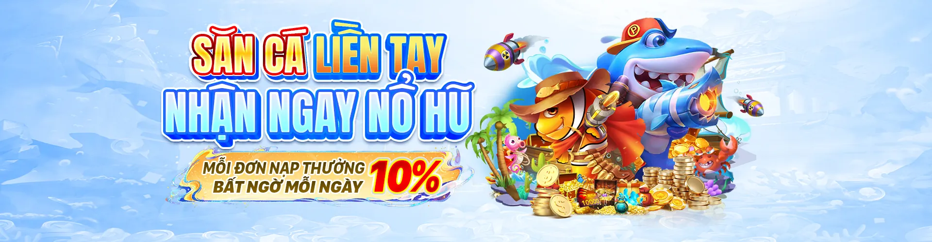 Hình ảnh banner giới thiệu top 10 cổng game bài đổi thưởng uy tín